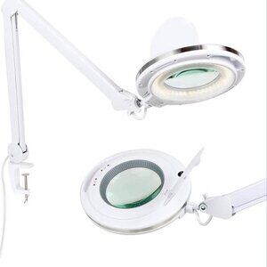 NEW! Brightech LightView Pro Magnifying Desk Lamp, 2.25x Light Magnifier Clamp